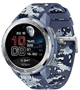 QESTO Kmccd Smartwatches Watch GS Pro Smart Watch Bluetooth Call 1.39'' AMOLED 5ATM Montre de Sport pour Hommes (couleur : CNBlack nWhiteStap)