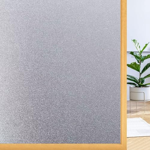 Uv-Schutz Sonnenschutzfolie Fenster 20 x 200 cm Sichtschutz Wärmeisolierung Blickdicht Fenster Sichtschutz Sonnenschutzfolie Statisch Fensterfolie für Büro Und Haus, Rein matt