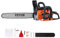 VEVOR Tronçonneuse à essence guide-chaîne 45,7 cm sans fil 52 CC 2,55 CV, pour coupe de branches d'arbres, élagage des arbres, défrichement des terres, coupe de forêts dans fermes, jardins, ranchs