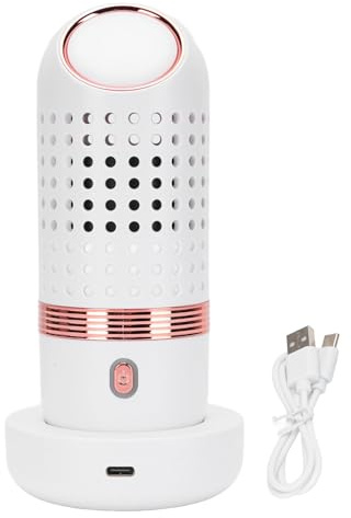 Lavadora de Frutas y Verduras, Máquina de Limpieza de Vegetales de Frutas IPX7 Purificador de Alimentos USB, Dispositivo de Limpiador de Frutas y Verduras con Base de Carga para