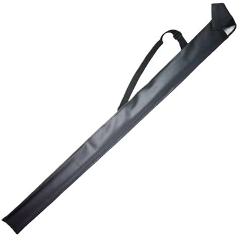 ZWCSHUU 3/4 Schwarze Leder-Snooker-Queue-Tasche 112 cm und 1/2 Billard-Queue-Taschen 80 cm Pool Queue Koffer(1 2 81cm)