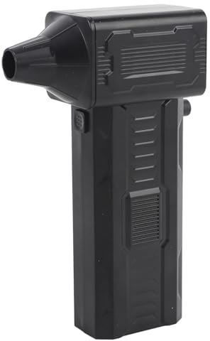 Generic Spolverino Elettrico da 140000 Giri/min, Ventilatore Ricaricabile Senza Fili, Motore Senza Spazzole con Funzione di Rimozione della Polvere, Ideale per Auto, Esterni, Interni, Soffia e Foglie