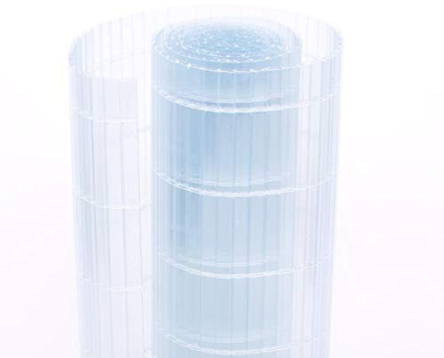 bambus-discount.com Sichtschutzmatte aus Kunststoff Sunshine, transparent licht durchlässig, Höhe 140cm x Länge 300cm - Sichtschutz für den Balkon Balkon Sichtschutzstoff - Balkonbespannung