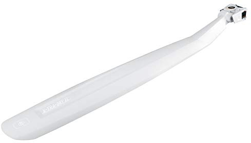 SKS GERMANY X-TRA-DRY XL WHITE Hinterrad-Schutzblech, Fahrradzubehör (Superleichter und extrem stabiler Fahrradschutz, Schnellverschluss, bis max. 2,5 Zoll Reifenbreite, Fahrradzubehör)