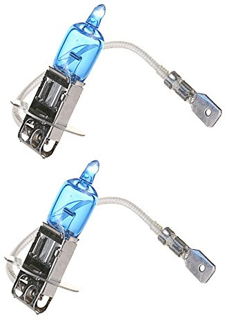 Mintice 2 X KFZ Auto H3 6000K Xenon Gas Halogen Scheinwerfer Weiß Licht Lampen Birnen 55W