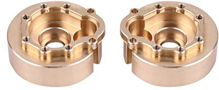 Dilwe 2pcs Équilibre de contrepoids de Voiture RC, contrepoids de Roue Interne en Laiton métallique pour 1:10 RC véhicule Traxxas -4