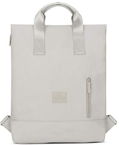 Johnny Urban Rucksack Damen Grau - Ivy - Tote Bag Rucksacktasche 2 in 1 Mit Laptopfach für Uni, Arbeit, Büro - 8L - Nachhaltig - Wasserabweisend
