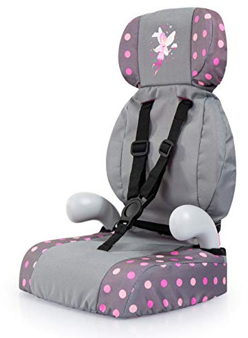 Bayer Design 67566AA Deluxe Puppenautositz, Puppensitz, Puppenzubehör, mit Gurt, Armlehne