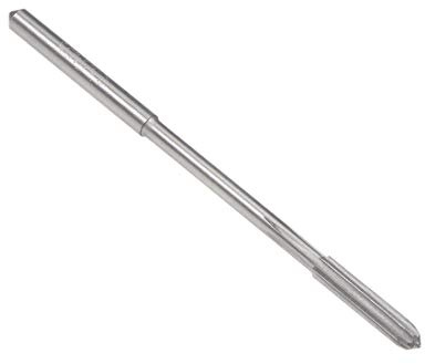 sourcing map 3,5 mm Bohrreibahle, HSS Cobalt M35 Drehmaschine Reibahle D4 6 gerade Rillen Rundschaft Fräswerkzeug für Edelstahl Legierung Kupfer Metall
