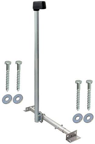 Premium X Basic X120-48 SAT TV Teleskop-Dachsparrenhalter 120cm Mast 48mm Stahl feuerverzinkt Dach-Sparren-Halterung für Satelliten-Antenne Satellitenschüssel Kabeldurchführung Mastkappe
