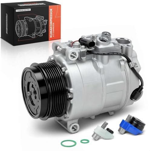Frankberg Compresor de aire acondicionado con embrague Diesel Compatible con Clase C W204 CLK C209 A209 CLS C219 Clase E W211 S211 Clase S Viano Replace# 0012301311, aceite premezclado