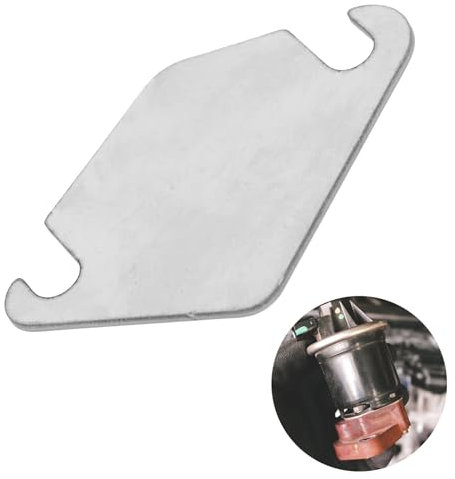 Lotbun Piastra Valvola EGR Automatica, Piastra di Chiusura Valvola EGR Automatica Kit Coperchio, Guarnizione Piastra di Chiusura EGR in Acciaio Inossidabile