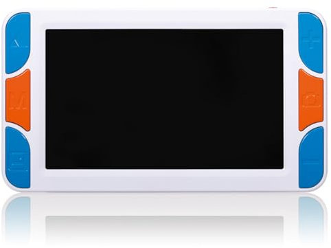 Oiyekntd Digitale Video-Vergrößerung für niedrige Sicht, tragbare elektronische Lesenhilfen für Senioren 5 Zoll LCD-Bildschirm 3x-48x Zoom für Studenten, ältere Menschen in Lesen, Zeitungen