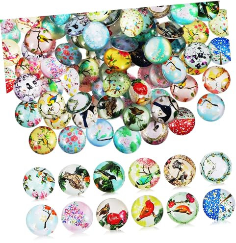 Artibetter 150stücke Teiliges Flaches Glas-mosaiksteine Bunte Runde Glasscheiben Schmucksteine Diy Bastelsteine Für Handgemachte Accessoires Mit Natürlichem Design