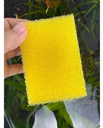 VILLNO 4PCS Aquarium Filter Schwamm Ersatz für 12W-700LPH Aquarium Filter, Aquarium Biochemische Schwämme für Ersatz