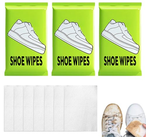 Lingettes Nettoyantes Rapides Pour Chaussures, Lingettes Pour Baskets, Lingettes Nettoyantes Portables À Usage Unique, Double Texture, Idéales Pour Le Cuir, Le Tissu, La Toile Et La Maille (18 pièces)