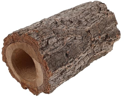 COOPHYA reptil gömställe orm reptil döljer stammen ödlor skydd gömma gecko grottor trädstam terrarium skydd för sköldpadda champagneträd Brown