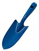 AGEF Breites Pflanzgefäß aus Stahl, blau