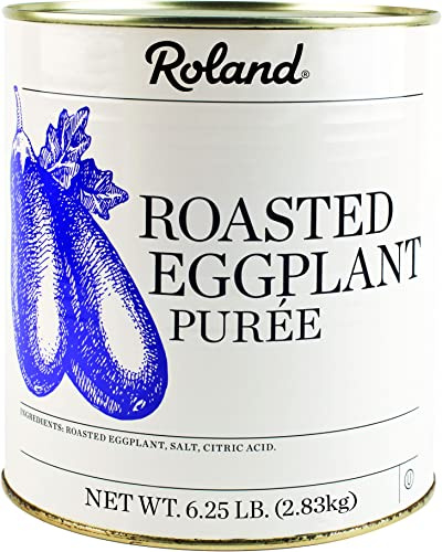 Roland Foods Roasted Eggplant Puree, Specialty Imported Food, 6.25 Pound Can, Pack of 1