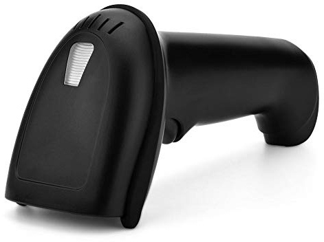 Lettore di Codici a Barre, Scanner Wireless Senza Fili 2.4G, Modalità di Connessione Doppia, Portata 100 M, Veloce e Preciso Lettore QR Code Compatibile con Android/Windows