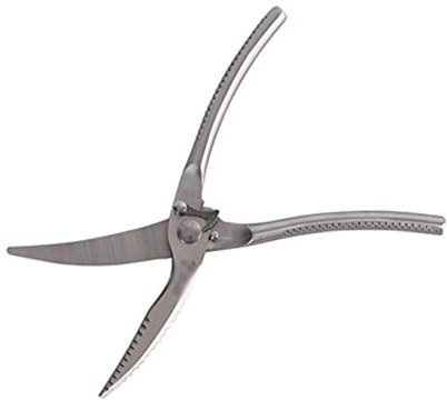 N / A Heavy Duty Stainless Steel Poultry Shears For Bone, Chicken, Meat, Fish, Seafood, Vegetables, Premium Spring Loaded Food Scissors