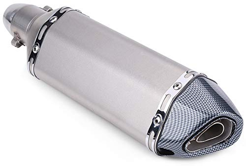 Tubo Marmitta, Yctze Tubo Silenziatore di Scarico Universale Modificato per Moto da Cross con DB Killer(B) scarico 125 akrapovic slip on