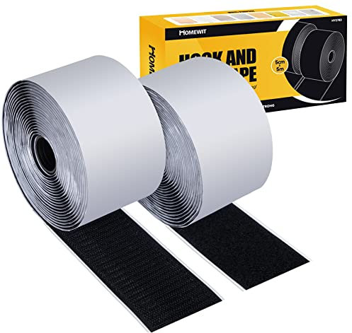 ilauke Scratch - Adesivo grande, 5 m × 50 mm, nastro adesivo extra forte, 5 m, adesivo a doppia faccia, rotolo di nastro adesivo forte per organizzare e riunire oggetti in casa e ufficio