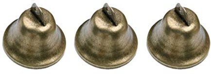 COHEALI 15stücke Vintage Bronzeglocken Für Hundetraining Windspiele Weihnachtsglocken DIY Bastelmaterialien