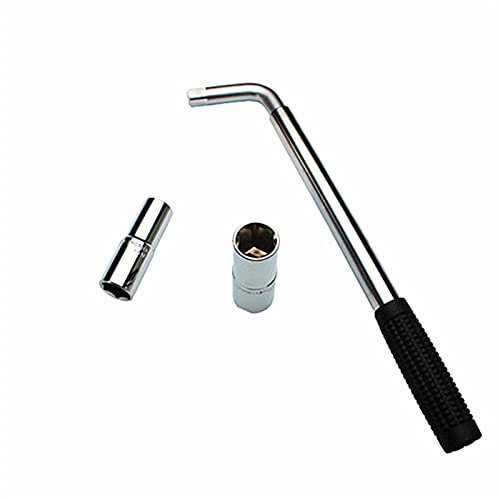 17-23mm einziehbarer Auto-Rad-Reifen Demontieren Sockelschlüssel 3PC-Kombinationsrettungsverlängerung Barschlüssel Innensechskantschlüssel Satz