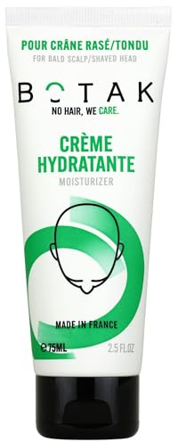 Crème Hydratante BOTAK pour Crâne Rasé et Chauve 97% d'origine naturelle