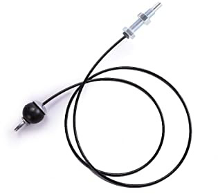 Generisch 1-6m Stahlseil Ummantelt Für Fitnessgerät Mit Öse Und Gewindebolzen, 6mm Gym Kabel Draht Fitnessgerät Stahlseil