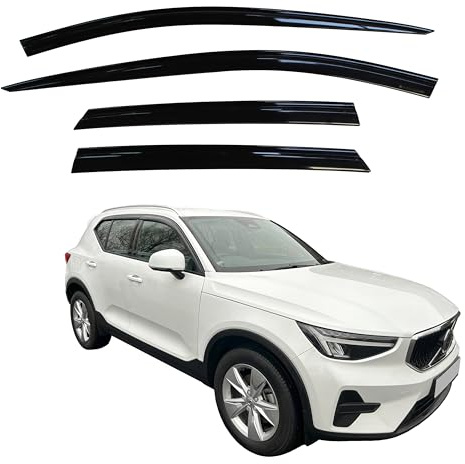 AUTO CLOVER Wind Deflectors Set for Volvo XC40 / EX40 2018+ (4 pieces)