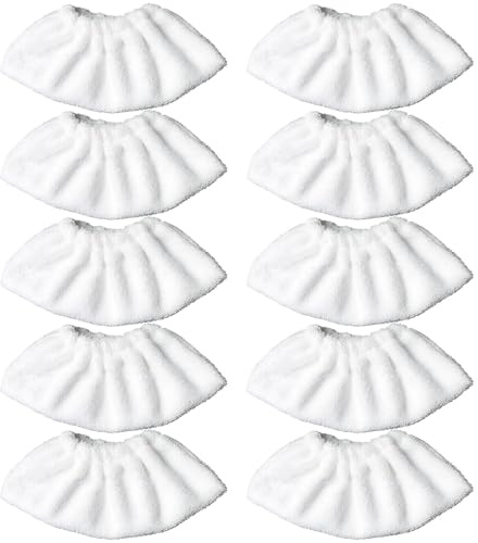 10er Set Mikrofaserbezüge Handdüse überzugsset Kompatibel mit Kärcher Dampfreiniger Zubehör EasyFix SC 2, SC 3, SC 4, SC 5 (für Handdüse)