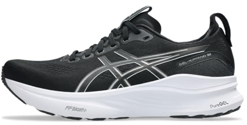 ASICS Men's Gel-Kayano 32 Running Shoes, Black/White, 12 UK