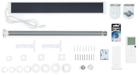 Progressive Automations Electric Roller Shade Motor Replacement Retrofit Kit - Pull Down Motorized Smart Blinds & Shades for Indoor Windows with Remote & Voice Control - Alexa & Google Home Compatible