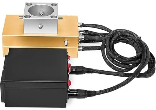 Generico Kit Piastre pressa a Caldo da 4 x 7 Kit pressa in Alluminio Kit Piastre pressa in Gomma Estrattore di Calore Idraulico Industriale Fai da Te Riscaldamento bifacciale con Controllo Mobile