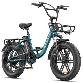 ENGWE L20 BOOST Electric Bike, 20‘’ ×4.0‘’ Fat Tire E-Bike for Adults 7 Speeds, 250W Motor 48V 13AhRemovable Battery Range up 120 km