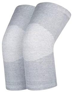 bergxperten DailyCompress premium bamboe kniebrace für Männer und Frauen, hilfreich bei Wiederherstellung, geeignet für Laufen, Wandern u. Sport