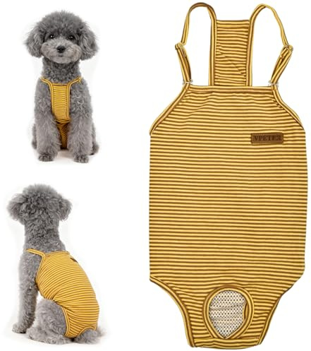 Hundewindeln für Hündinnen, Läufigkeitshose für Inkontinenz, Wiederverwendbare Saisonhosen (L)