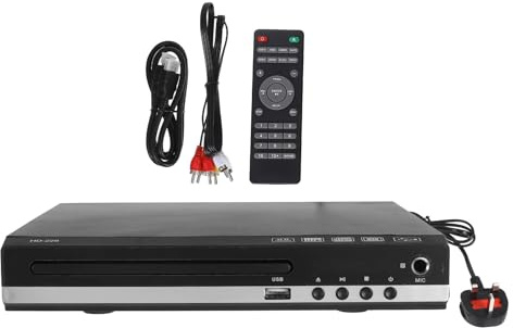 TOKIDNY High-resolution Home Dvd Player Portable Compact Disc Player for Tv Compatible with Dvd Vcd CD Formats Use Audio for Entertainment