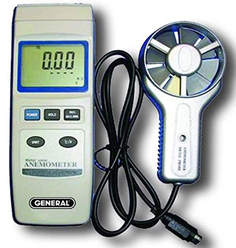 General Tools DAF80PWM Digital Metal Vane and Temperature Anemometer