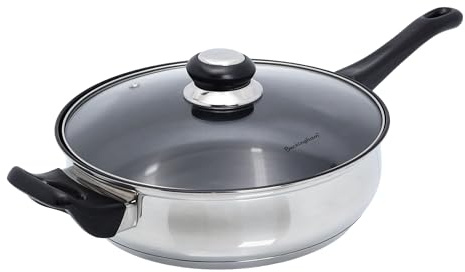 BUCKINGHAM INDUCTION DEEP SAUTE PAN / FRY PAN 24 cm / 2.7 Ltr. Bakelite Handle