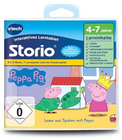 VTech Storio 2 Lernspiel Peppa Pig - Lernkartuschen