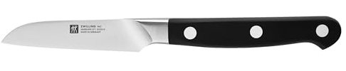 ZWILLING Pro Gemüsemesser, Klingenlänge: 10 cm, Rostfreier Spezialstahl, Kunststoffgriff, Schwarz