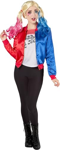 Generique Harley Quinn Kostüm - Suicide Squad, Mehrfarbig, Large: UK 14 -16