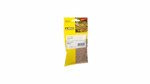NOCH® Gleisschotter, realistischer Modellbau Schotter, braun 250 g für die Spurweiten H0, TT ideal für Gelände- und Gleisbau
