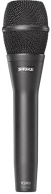 Shure KSM9/CG Cardioid Condenser Microphone/Supercardioid for Voice