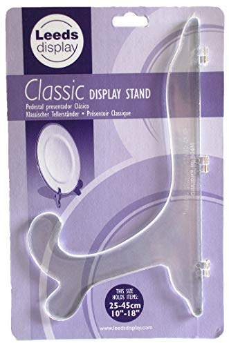 Leeds Display : CS11CL : Classic Display Stand : Clear : Large 27.5cm/ 11 : Plate, Picture Support