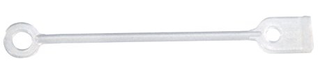Comair 3011649 Ersatzbänder Silikon, 50er Beutel rund/lang hitzebeständig, 7.5 cm