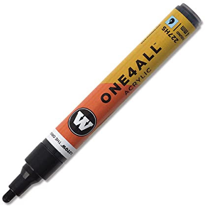 Molotow 227-HS Marker ONE4ALL, 4mm Spitze, 9,0ml, signalschwarz